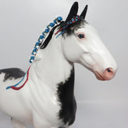 AIRMAN-OOAK SABINO TROTTING DRAFTER MODEL HORSE 8/1/17