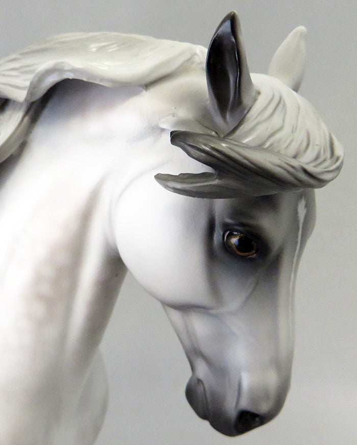 PIERRE-OOAK DAPPLE GREY ANDALUSIAN BY SHERYL LEISURE 9/16