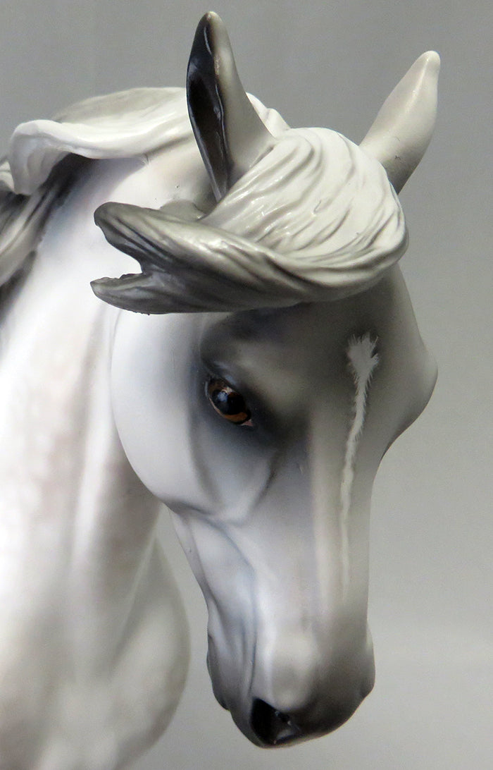 PIERRE-OOAK DAPPLE GREY ANDALUSIAN BY SHERYL LEISURE 9/16