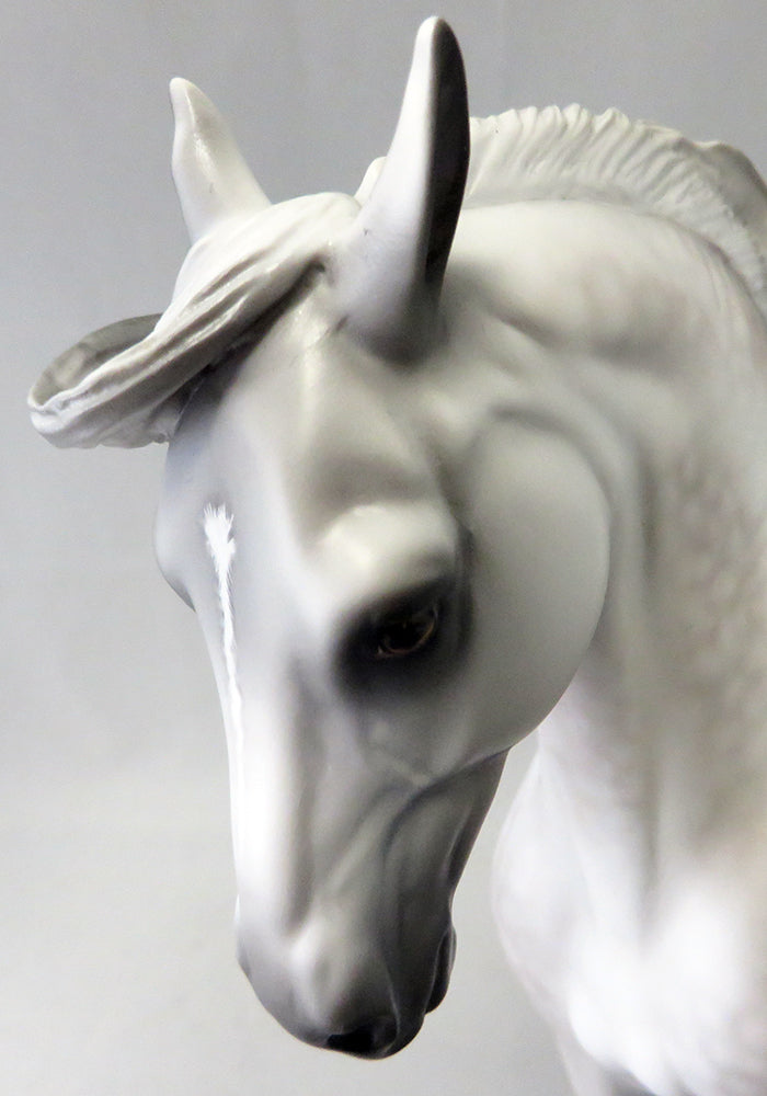 PIERRE-OOAK DAPPLE GREY ANDALUSIAN BY SHERYL LEISURE 9/16