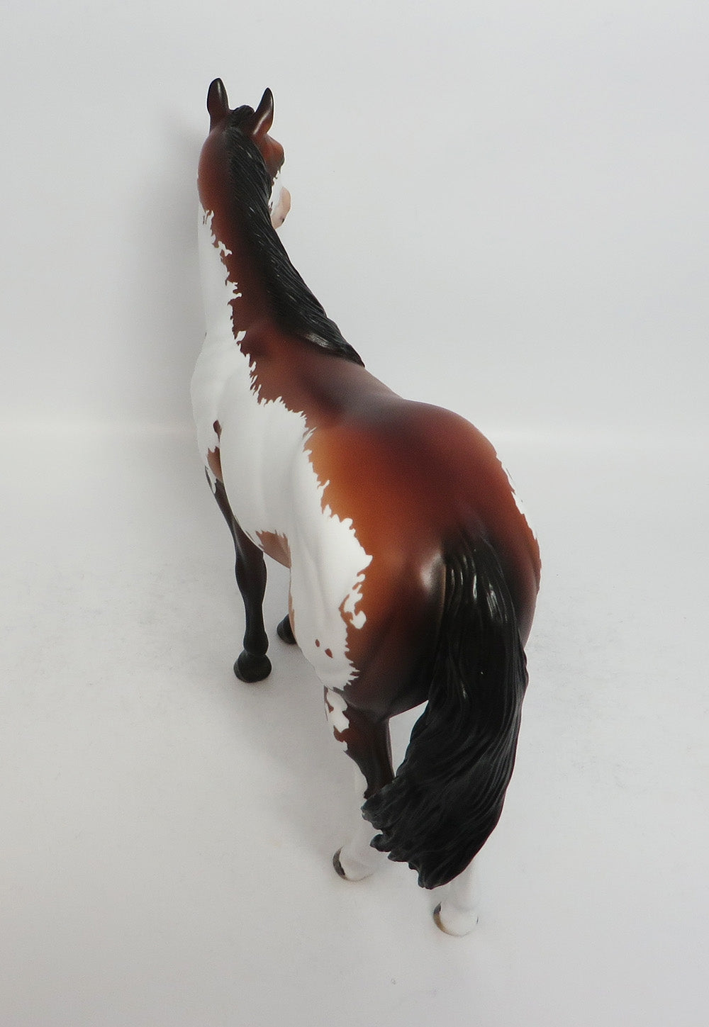 HEAR ME SIZZLE-OOAK BAY PINTO ISH MODEL HORSE BY DAWN QUICK 3/9/18