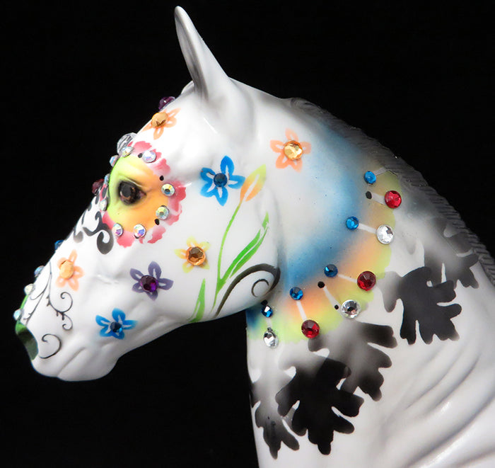 CLEOPHAS-OOAK TROTTING DRAFTER SUGAR SKULL BY DAWN QUICK 9/16