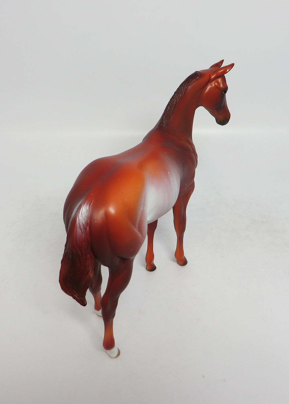MARMALAIDE - OOAK CHESTNUT RIBICANO WEANLING MODEL HORSE EA2018