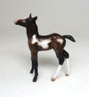 PIP - OOAK BAY PAINT CHIPS FOAL MODEL HORSE BY SHERYL LEISURE