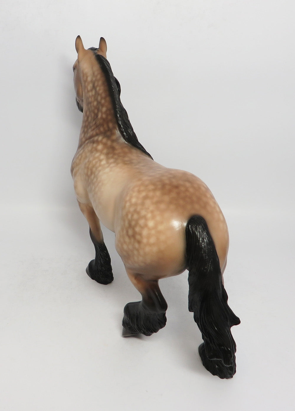 TAKE FIVE STAR DAPPLE SOOTY BUCKSKIN TROTTING DRAFTER BY SHERYL LEISURE 3/12/18