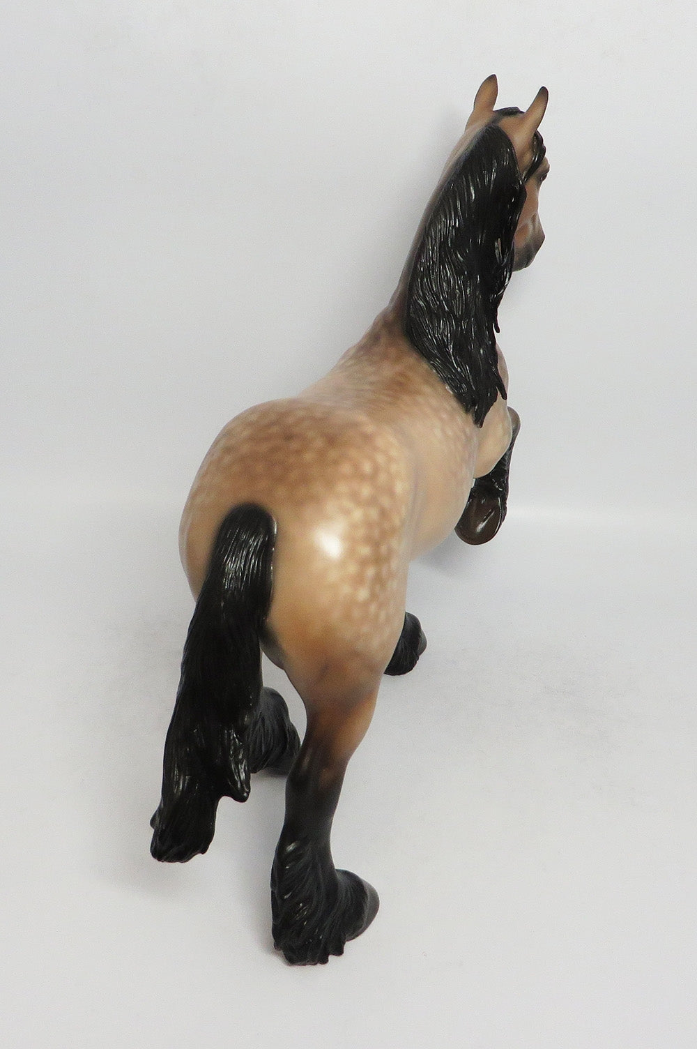 TAKE FIVE STAR DAPPLE SOOTY BUCKSKIN TROTTING DRAFTER BY SHERYL LEISURE 3/12/18