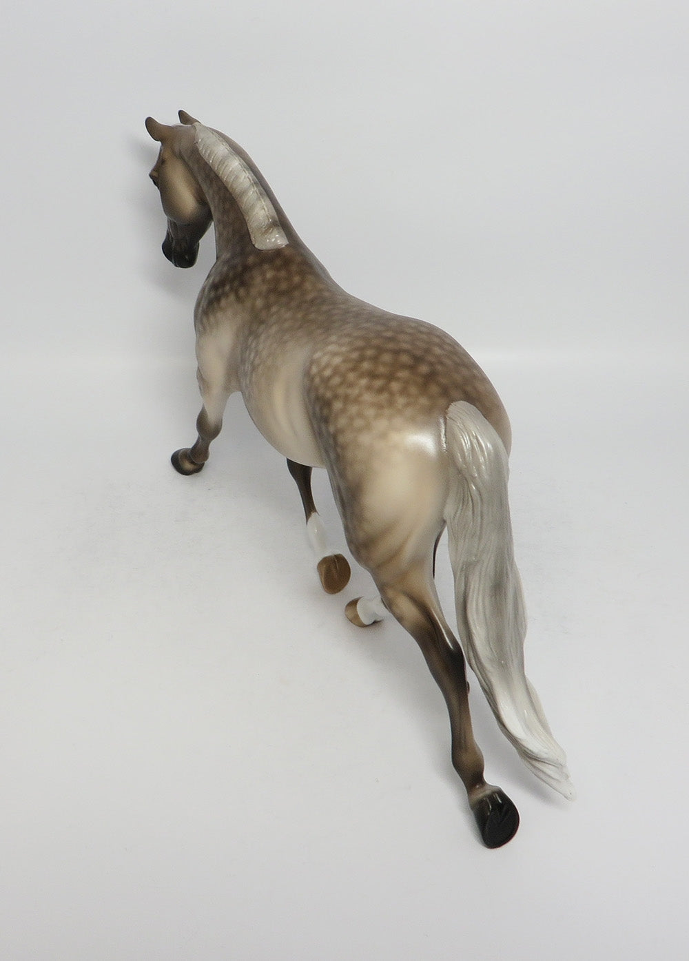 WHISPER NOT-OOAK STAR SILVER DAPPLE PALOUSE MODEL HORSE BY SHERYL LEISURE 3/12/18