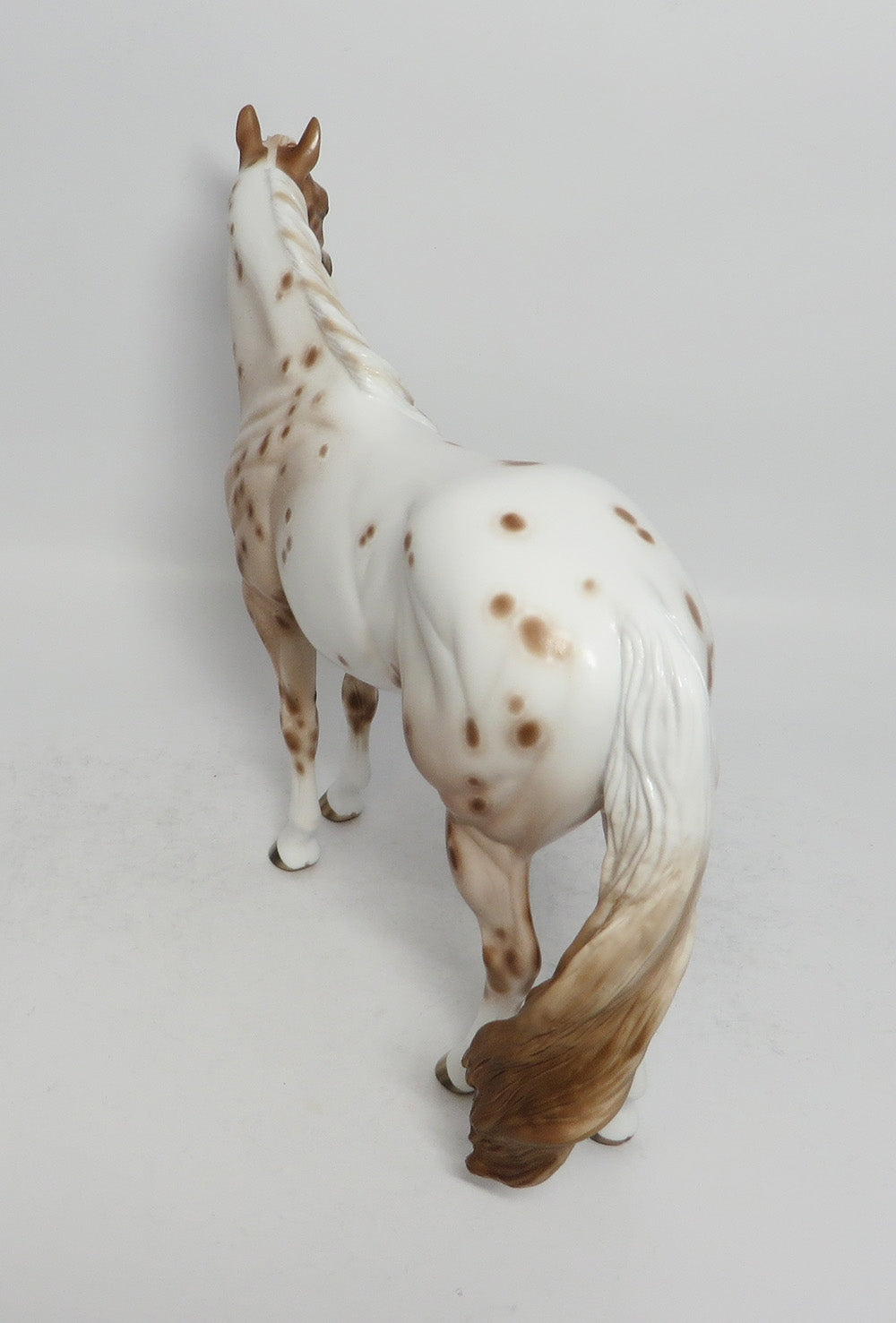 BLOOMDIDO-OOAK CHESTNUT APPALOOSA ISH MODEL HORSE BY SHERYL LEISURE 3/12/18