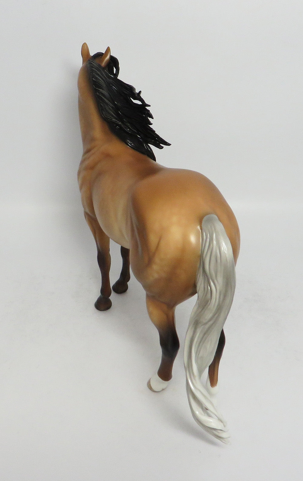 SUMMERTIME-OOAK STAR DAPPLE BUCKSKIN ISH MODEL HORSE  BY SHERYL LEISURE 3/12/18