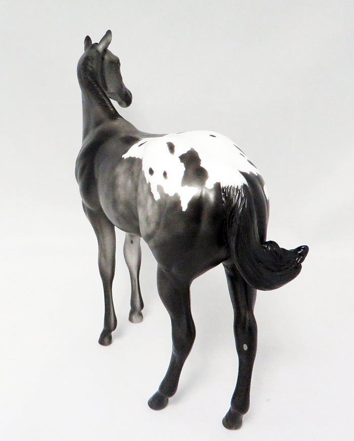 LARCENY &amp; LACE-OOAK APPALOOSA WEANLING MODEL HORSE 9/21