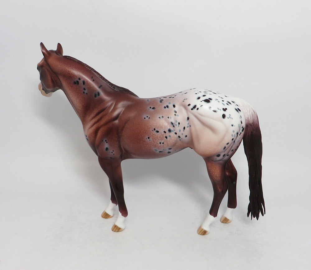 RED RIVER ROCK-OOAK APPALOOSA ISH MODEL HORSE BY DAWN QUICK 3/15/18