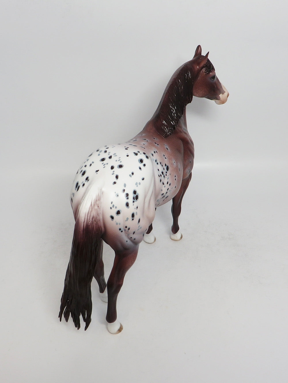 RED RIVER ROCK-OOAK APPALOOSA ISH MODEL HORSE BY DAWN QUICK 3/15/18