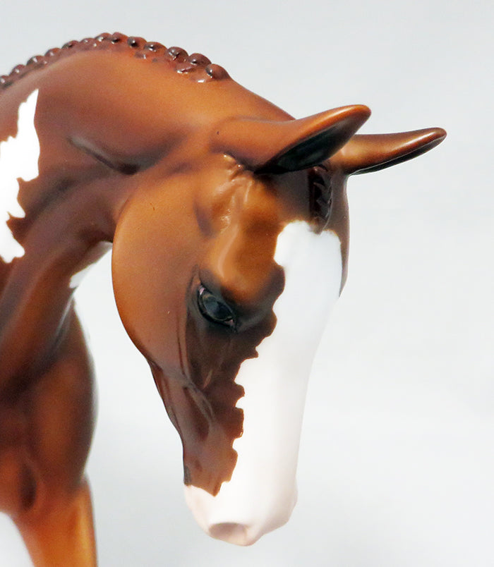 THE LOCK PICK-OOAK CHESTNUT PAINT ENGLISH PONY MODEL HORSE 9/21