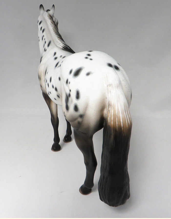 SMASH &amp; GRAB-OOAK LOUD APPALOOSA ISH MODEL HORSE 9/21