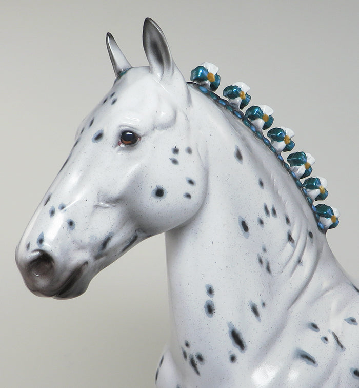 JOPLIN - OOAK APPALOOSA TROTTING DRAFTER MODEL HORSE - 3/18