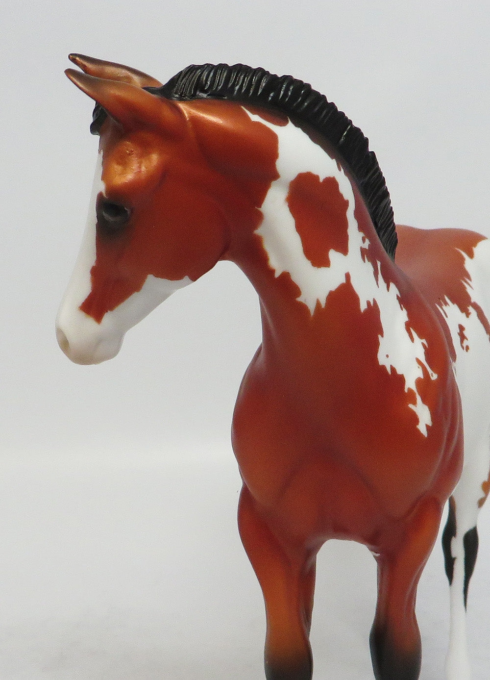 RAFF-OOAK BAY PINTO WEANLING MODEL HORSE 3/16/18