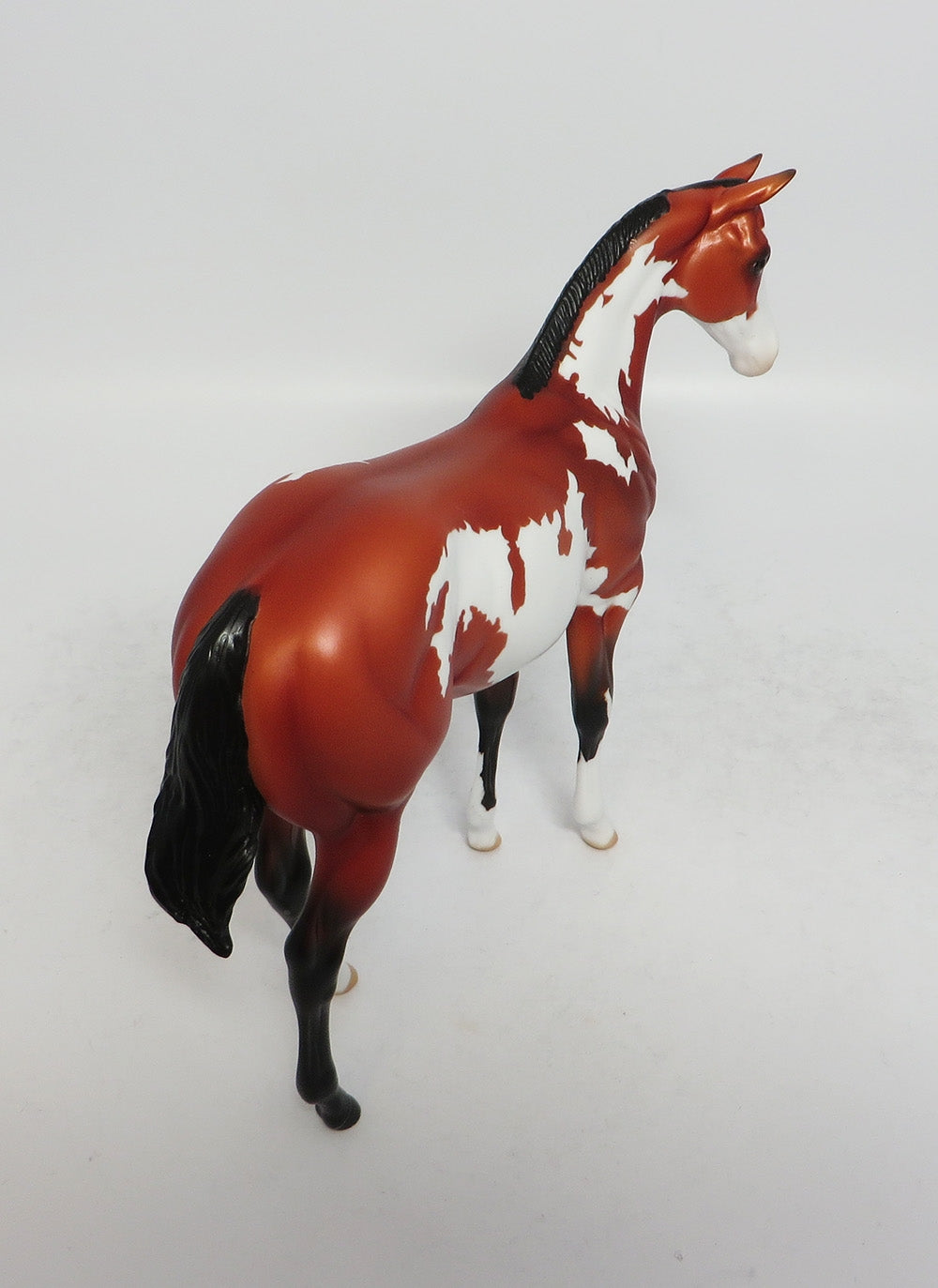 RIFF-OOAK BAY PINTO WEANLING MODEL HORSE 3/16/18
