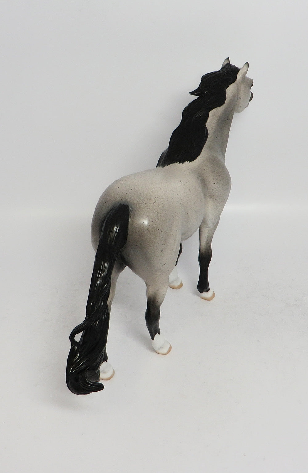 SUMMER TIME BLUES - OOAK BLUE ROAN MUSTANG MODEL HORSE MW2018