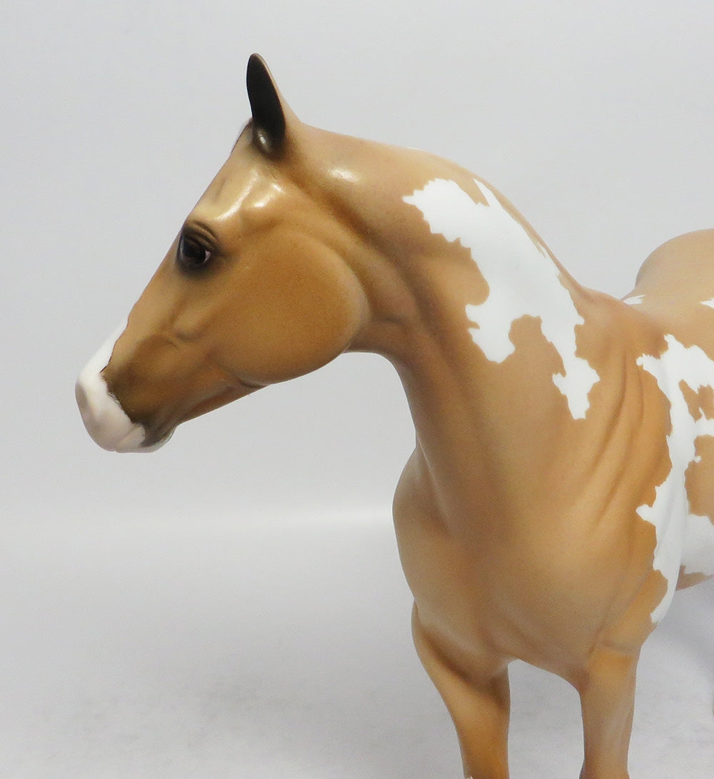 LET ME BE YOUR HERO-OOAK PALOMINO PINTO MODEL HORSE 3/16/18