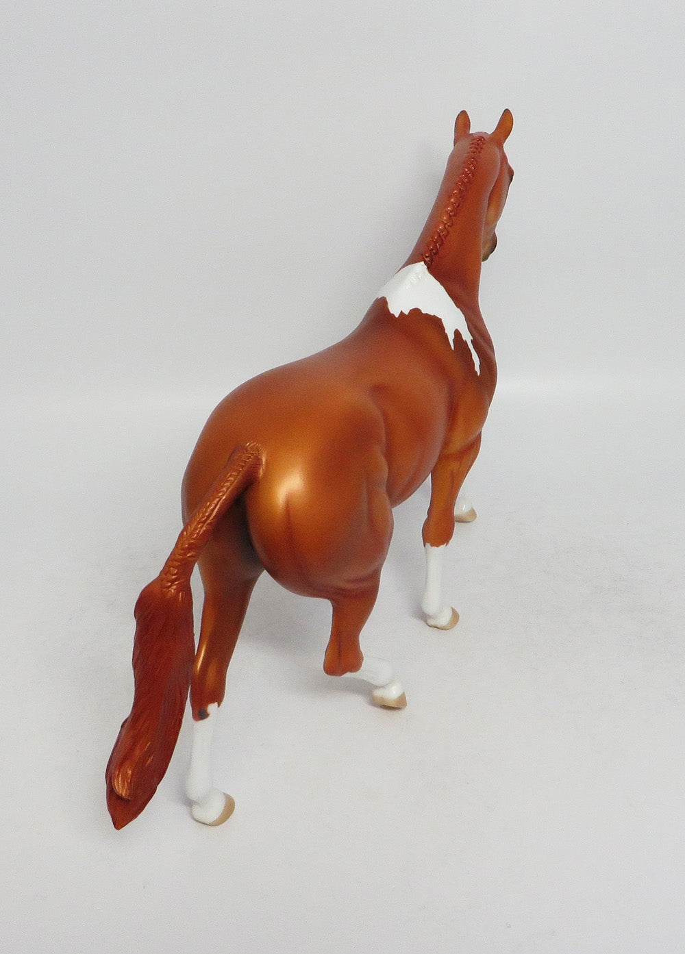 NUGGET CHESTNUT PINTO PONY MODEL HORSE 3/21/18