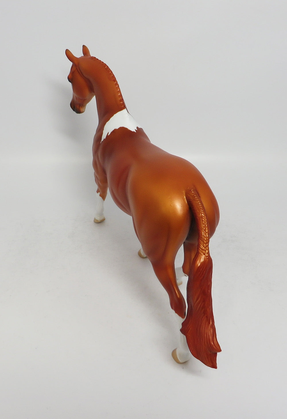 NUGGET CHESTNUT PINTO PONY MODEL HORSE 3/21/18