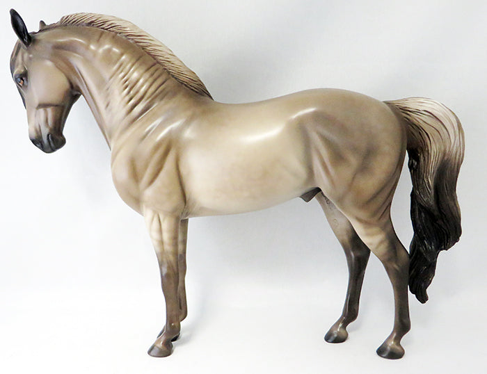 KAHLUA-N-CREME-DARK MOUSEY DUN ANDALUSIAN MODEL HORSE BY SHERYL LEISURE 9/22