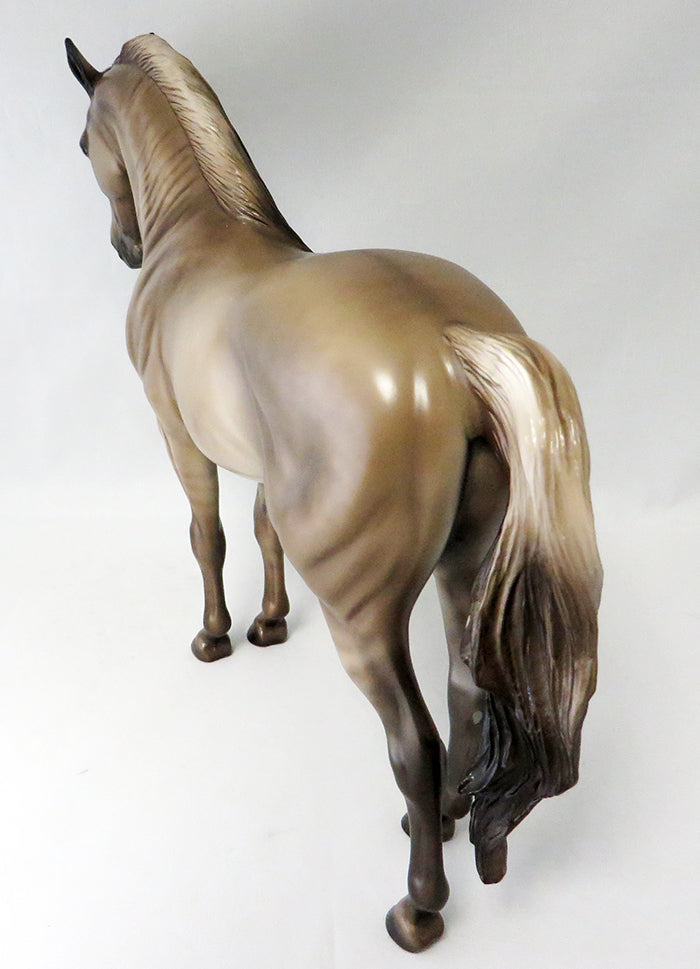 KAHLUA-N-CREME-DARK MOUSEY DUN ANDALUSIAN MODEL HORSE BY SHERYL LEISURE 9/22
