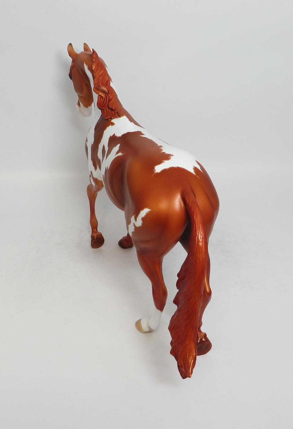 ROLLING STONE-OOAK ETCHED PAINT THOROUGHBRED MODEL HORSE 3/16/18