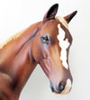 DARK N STORMY-OOAK CHESTNUT APPALOOSA WEANLING MODEL HORSE 9/23