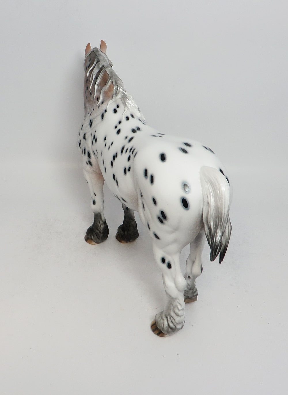 PEARL - OOAK APPALOOSA HEAVY DRAFT MODEL HORSE SHCF BEST OFFER 2018