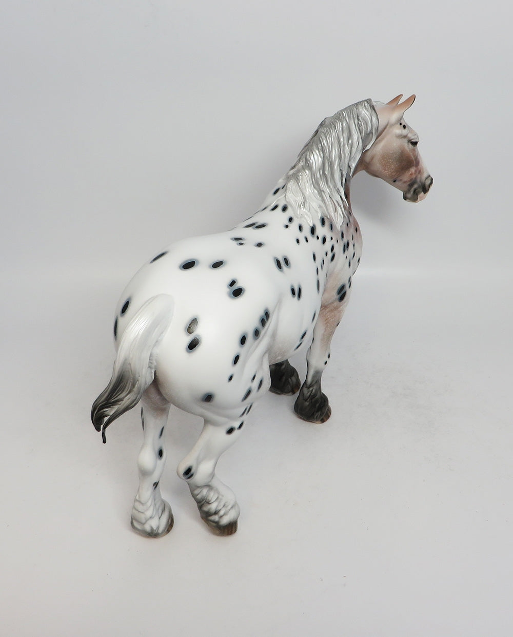 PEARL - OOAK APPALOOSA HEAVY DRAFT MODEL HORSE SHCF BEST OFFER 2018