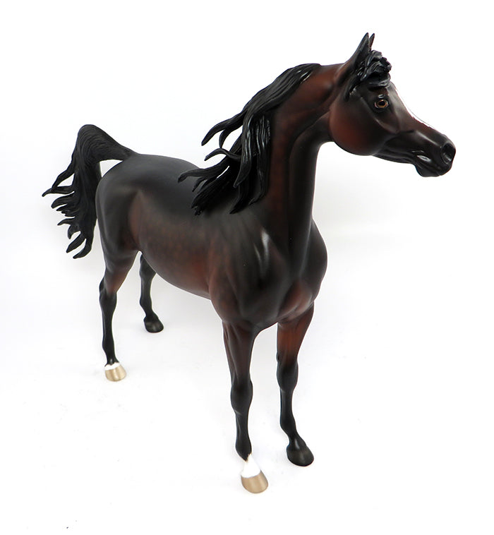 MOBERG-DAPPLE BAY ARABIAN MODEL HORSE 2/27