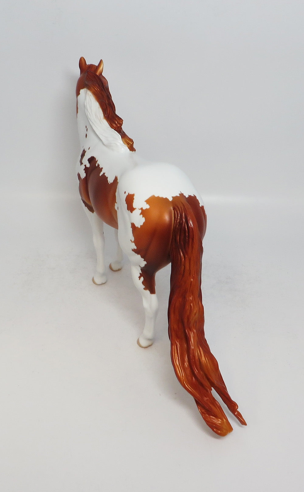 SIREWA - OOAK CHESTNUT PINTO ISH MODEL HORSE SHCF2018