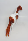 SIREWA - OOAK CHESTNUT PINTO ISH MODEL HORSE SHCF2018