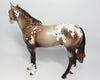 COOL BREEZ-LE3 ROSE GREY APPALOOSA ISH MODEL HORSE 8/17/17