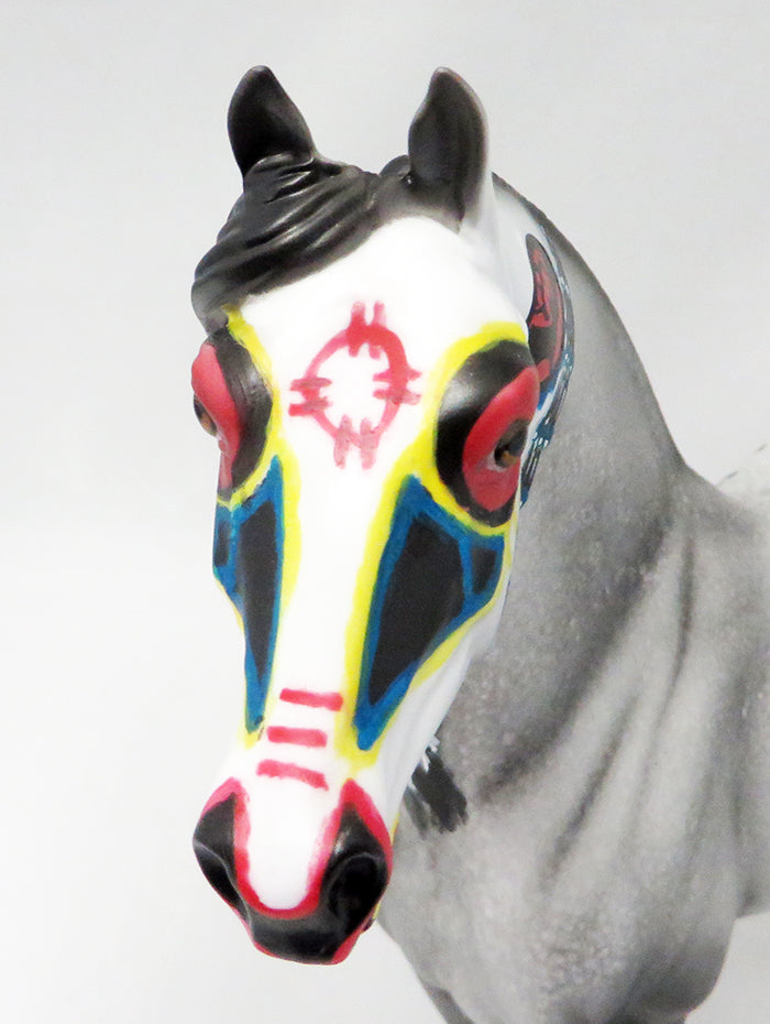 ENCHANTMENT-OOAK SUGAR SKULL MORGAN MODEL HORSE BY DAWN QUICK 9/23