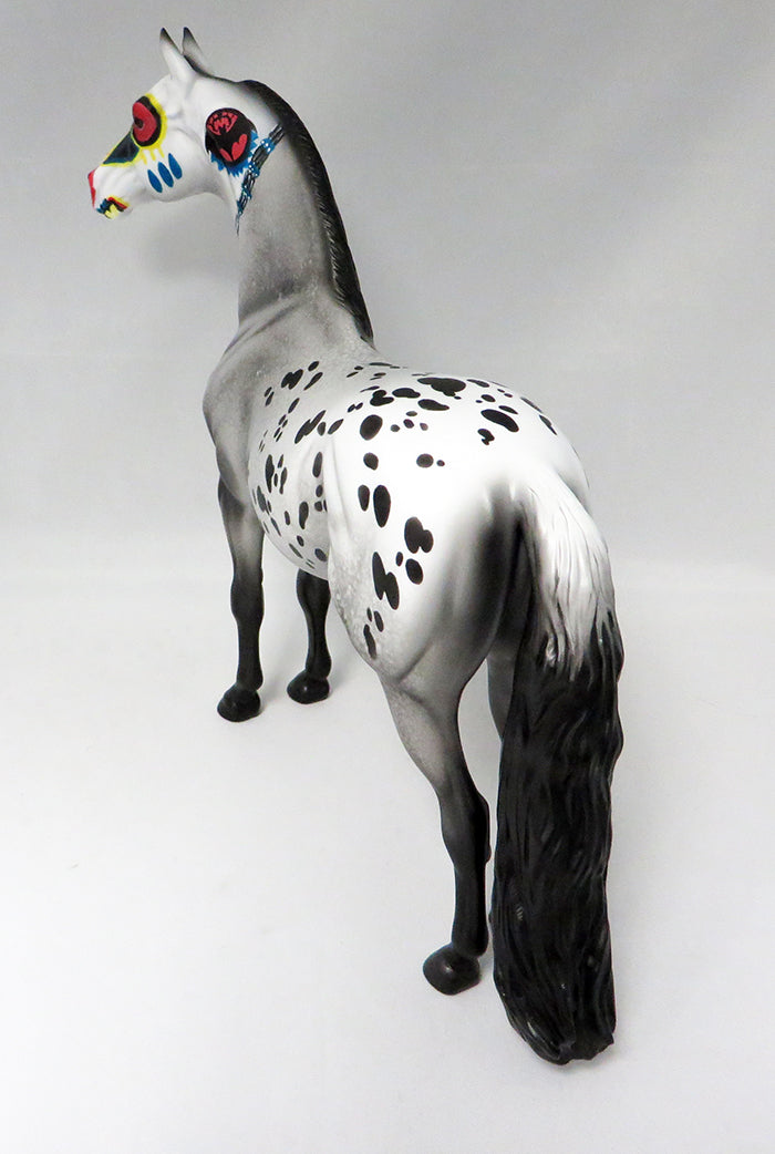 ENCHANTMENT-OOAK SUGAR SKULL MORGAN MODEL HORSE BY DAWN QUICK 9/23