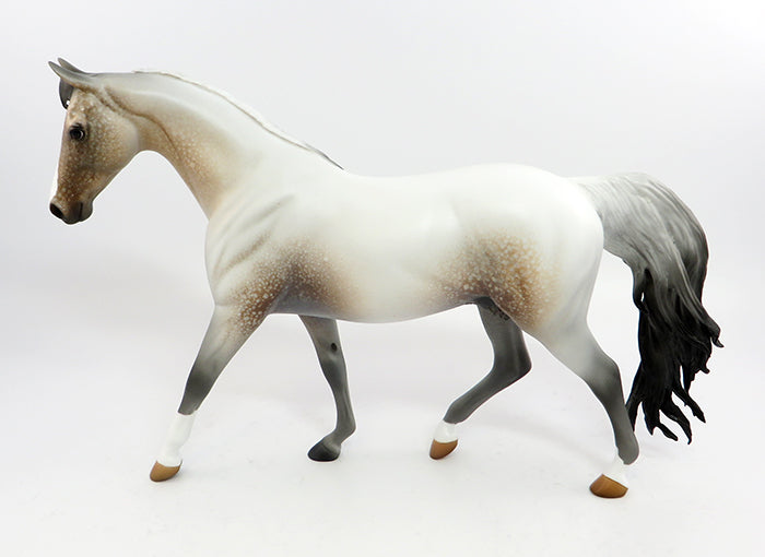 SOUTHERN MAGIC-OOAK BAY ROAN APPALOOSA PONY MODEL HORSE 2/24