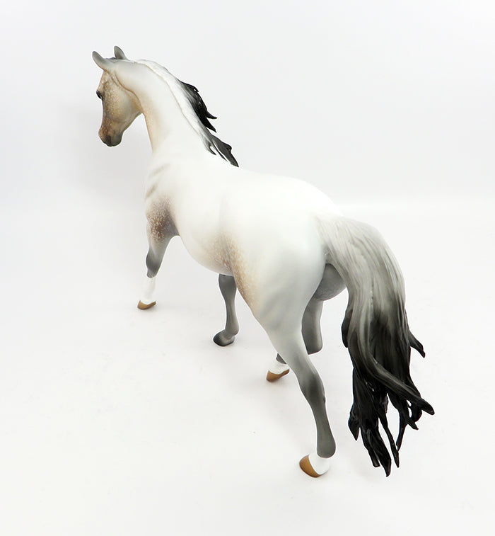 SOUTHERN MAGIC-OOAK BAY ROAN APPALOOSA PONY MODEL HORSE 2/24