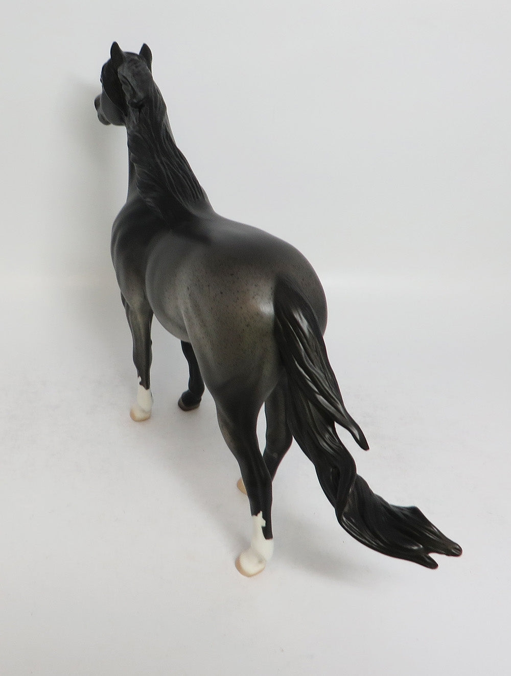 BLUE TWIST-OOAK BLUE ROAN SPANISH MUSTANG MODEL HORSE 3/21/18