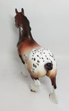 CLASSY CHASSIS-OOAK BAY APPALOOSA TROTTING DRAFTER MODEL HORSE MW HORSE FAIR 2018