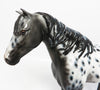 ELLIOT~OOAK LOUD APPALOOSA SPANISH MUSTANG MODEL HORSE 8/17/17