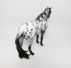 ELLIOT~OOAK LOUD APPALOOSA SPANISH MUSTANG MODEL HORSE 8/17/17