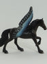 BLUE MORPHOS - OOAK Frisian Rearing Butterfly Model Horse - 5/15