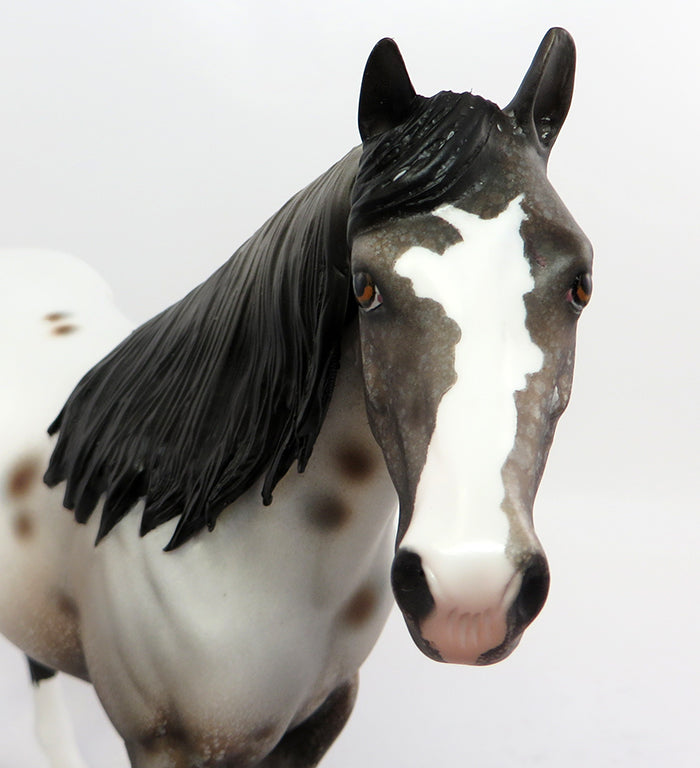 NON STOP FLIGHT~OOAK BAY APPALOOSA ISH MODEL HORSE 2/27