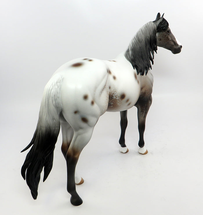 NON STOP FLIGHT~OOAK BAY APPALOOSA ISH MODEL HORSE 2/27