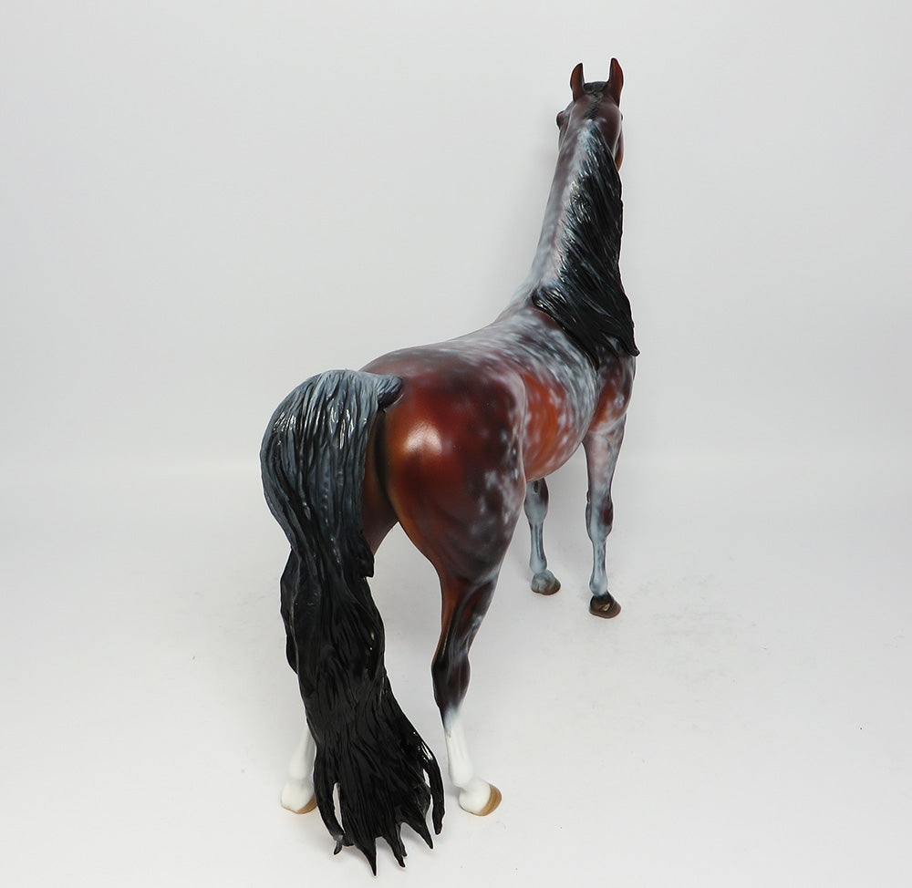 RAREST DIAMOND-OOAK BAY SABINO ARABIAN MODEL HORSE BY DAWN QUICK 8/18/17