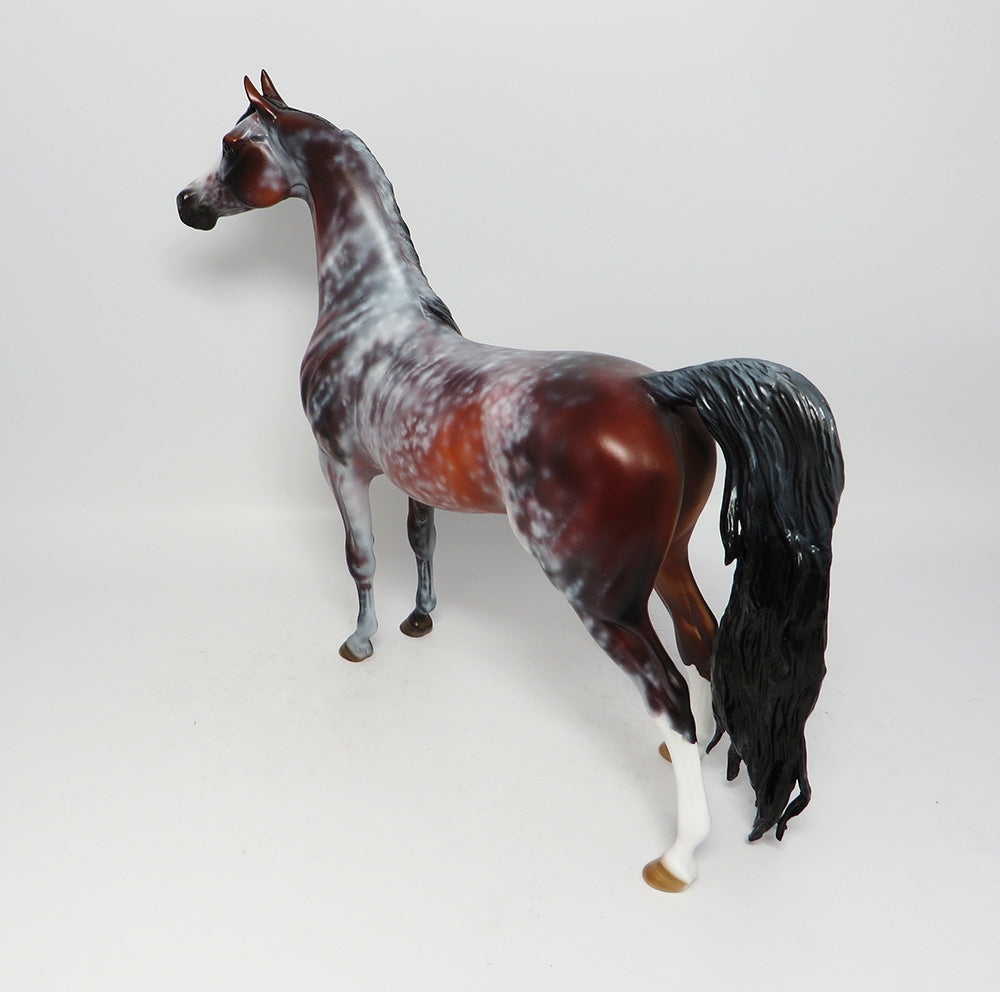 RAREST DIAMOND-OOAK BAY SABINO ARABIAN MODEL HORSE BY DAWN QUICK 8/18/17