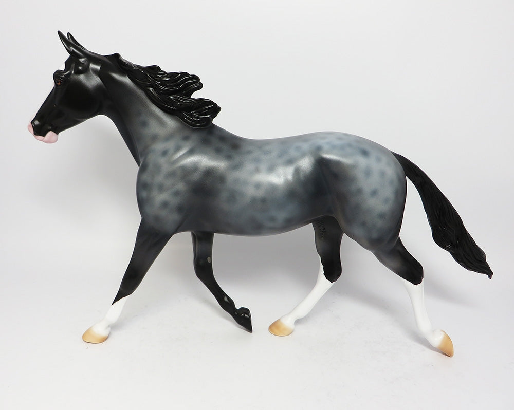 MOON DUST-OOAK REVERSED DAPPLE PALOUSE MODEL HORSE 8/18/17