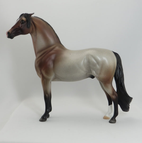 EGYPTIAN WIND - Bay Roan Pinned Ear Morgan Model Horse - LE2 - 5/15